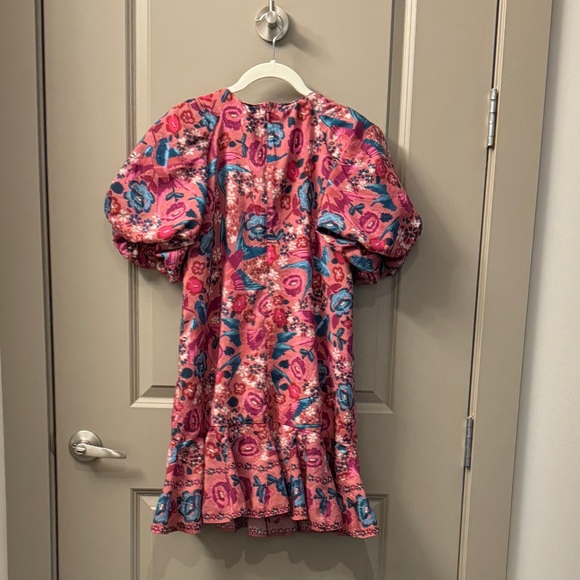 FARM Rio Blush Floral Birds Mini Dress - Picture 6 of 6